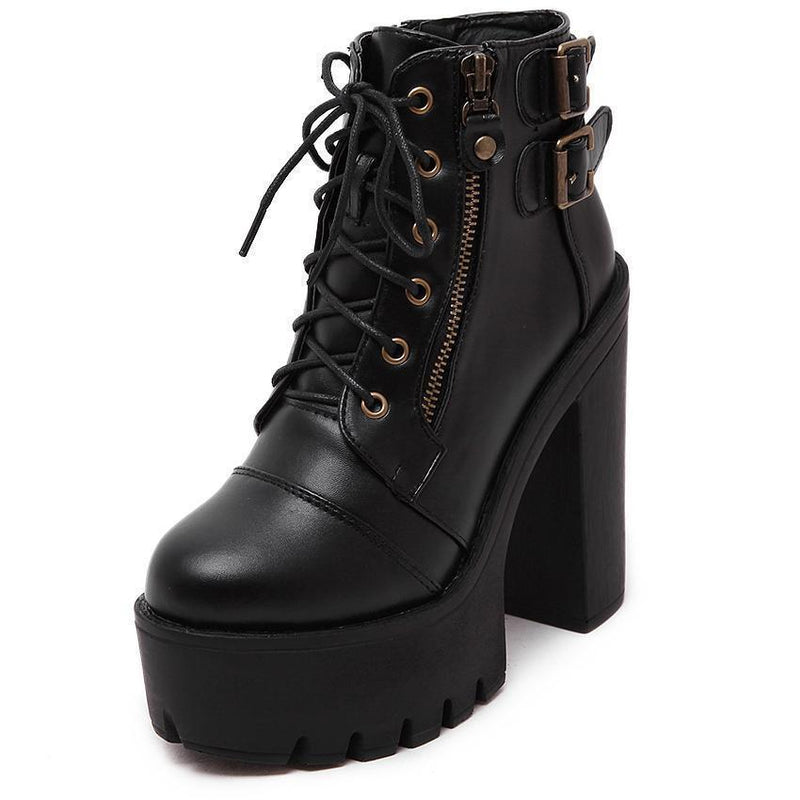 Gothic ankle outlet boots