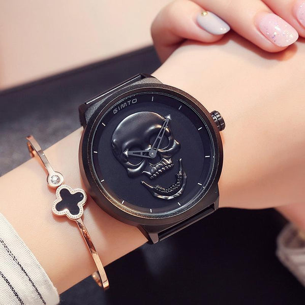 Luxurious Unisex 3D Skull Watch