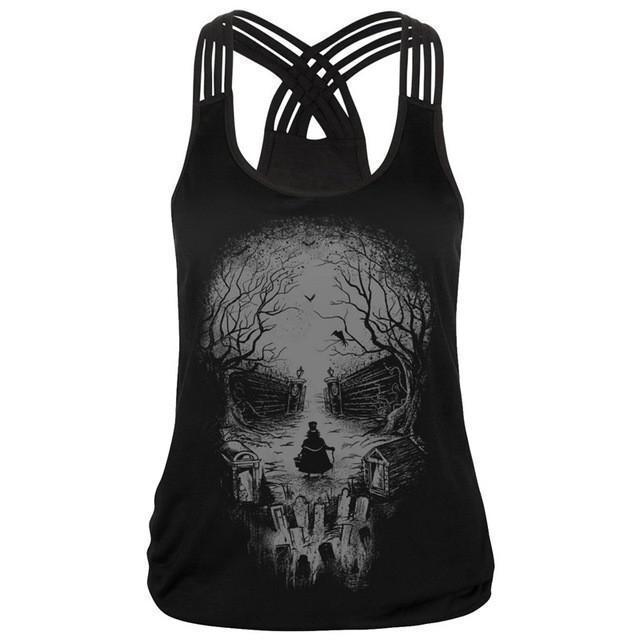 Skull Bandage Tops