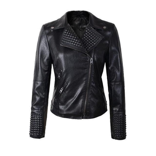 Sheeny Leather Jacket